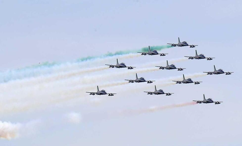 Dal 2011 è il ritrovo delle Frecce Tricolori