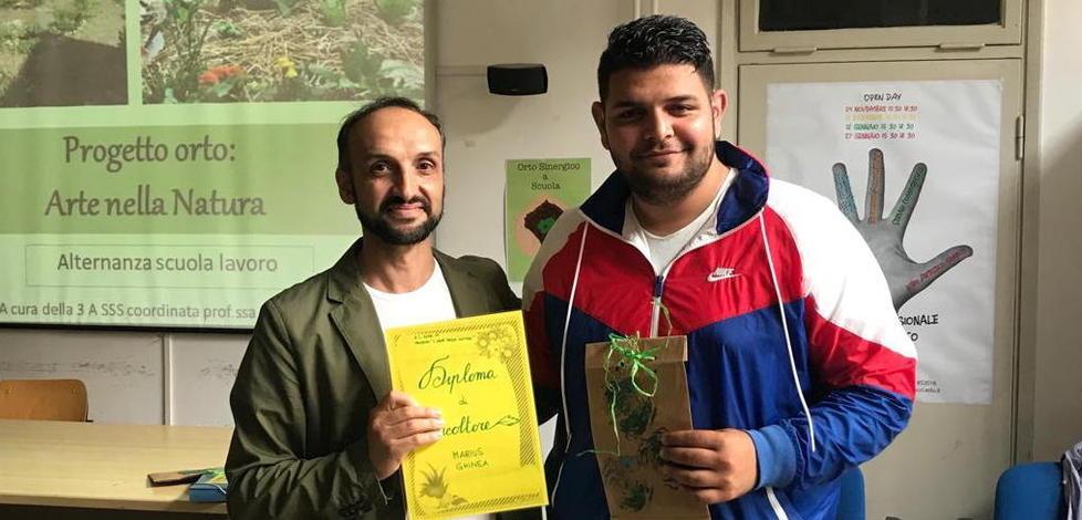Al Colombo gli alunni del socio-sanitario imparano l’ortoterapia 