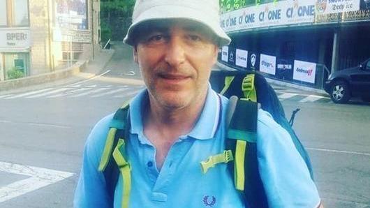 Taurasi, il camminatore Sul Cimone in tre giorni e dopo 155mila passi