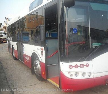 Limmagine di uno dei nuovi autobus Solaris che sabato saranno consegnati alla citt&agrave; 