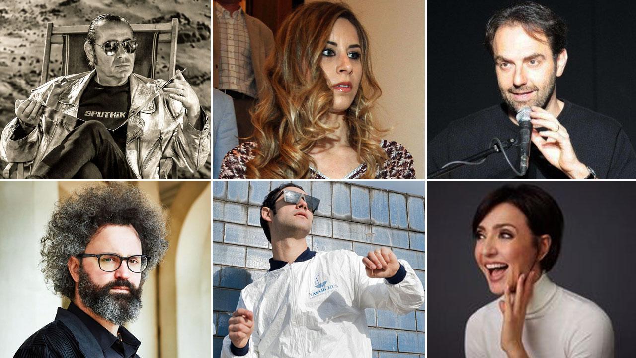 Luca Carboni, Teresa Guccini, Neri Marcorè, Simone Cristicchi, Cosmo, Ambra Angiolini