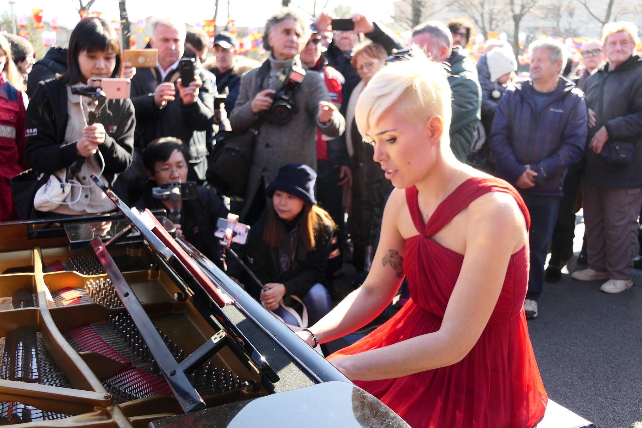 La compositrice e pianista Giulia Mazzoni