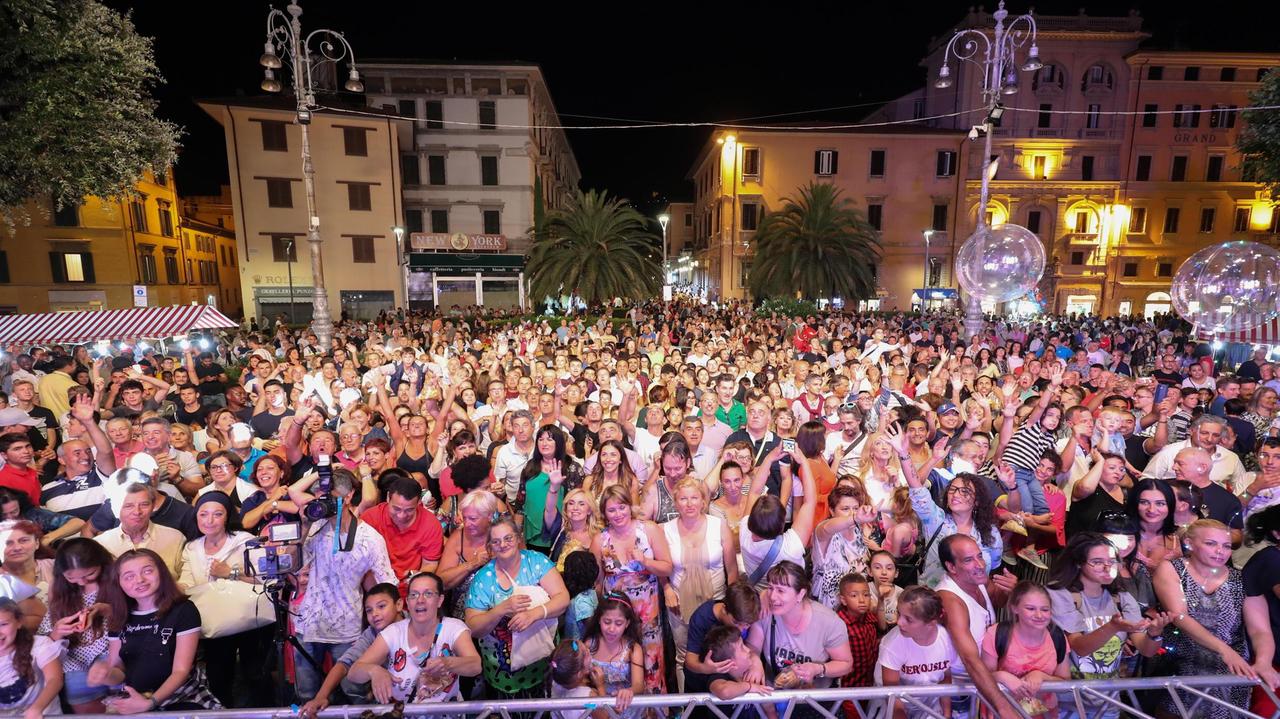 Il pienone dell’anno scorso in occasione del compleanno di Montecatini