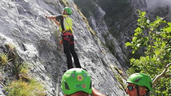 In rianimazione l’escursionista ferito