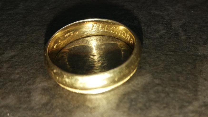 «Ritrovata una fede nuziale»Appello di una nostra lettrice