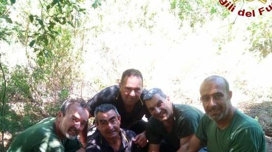Bloccato nella tana dell’istrice segugio salvato dai pompieri