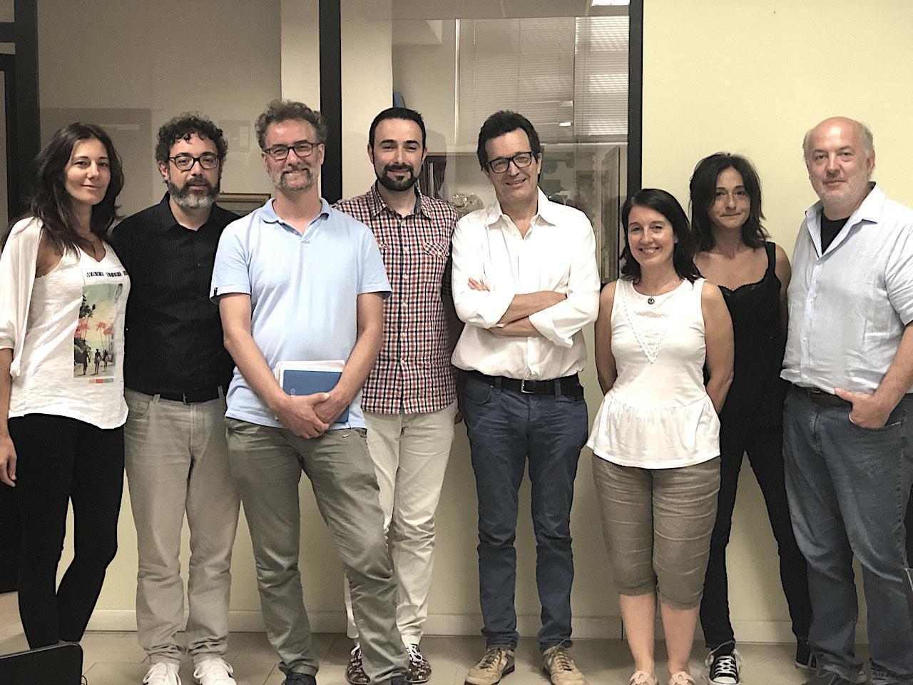 Claudio Martini, quinto da sinistra, e il nuovo Cda del Consorzio Astir
