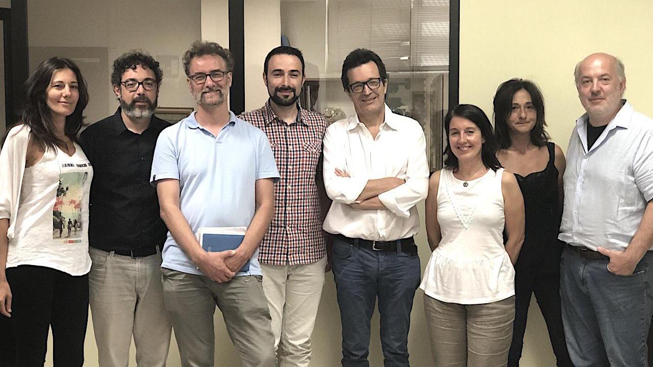 Claudio Martini, quinto da sinistra, e il nuovo Cda del Consorzio Astir