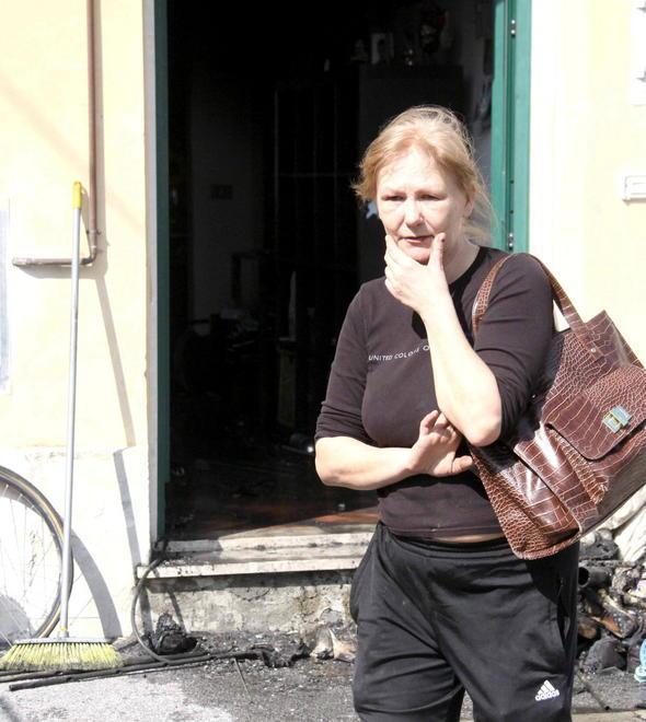 Darsena, casa a fuoco in via Guerrazzi 