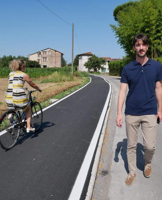 In bici da Lucca a Capannori La pista è in dirittura d’arrivo 