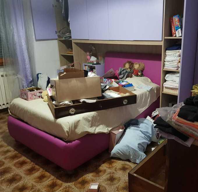 Casa svuotata durante il fine settimana 