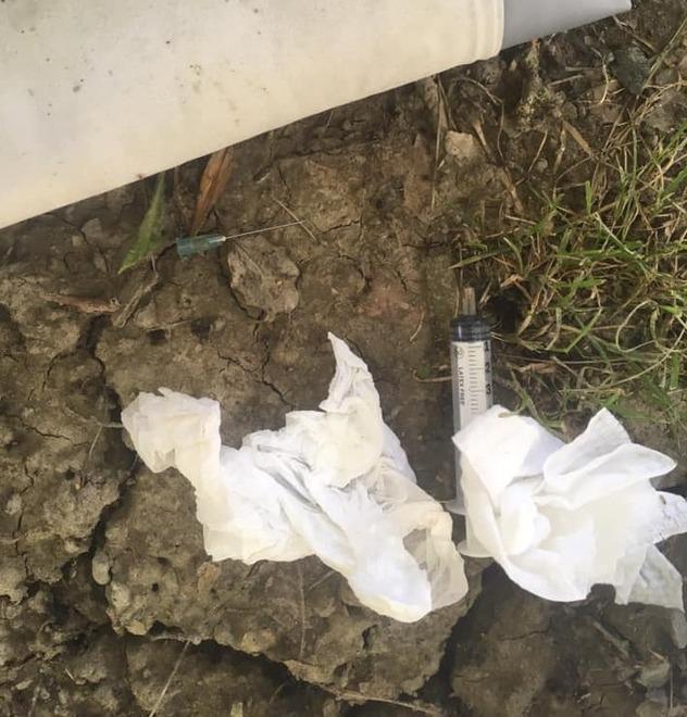 C’è l’allarme siringhe nel parco della Pieve
