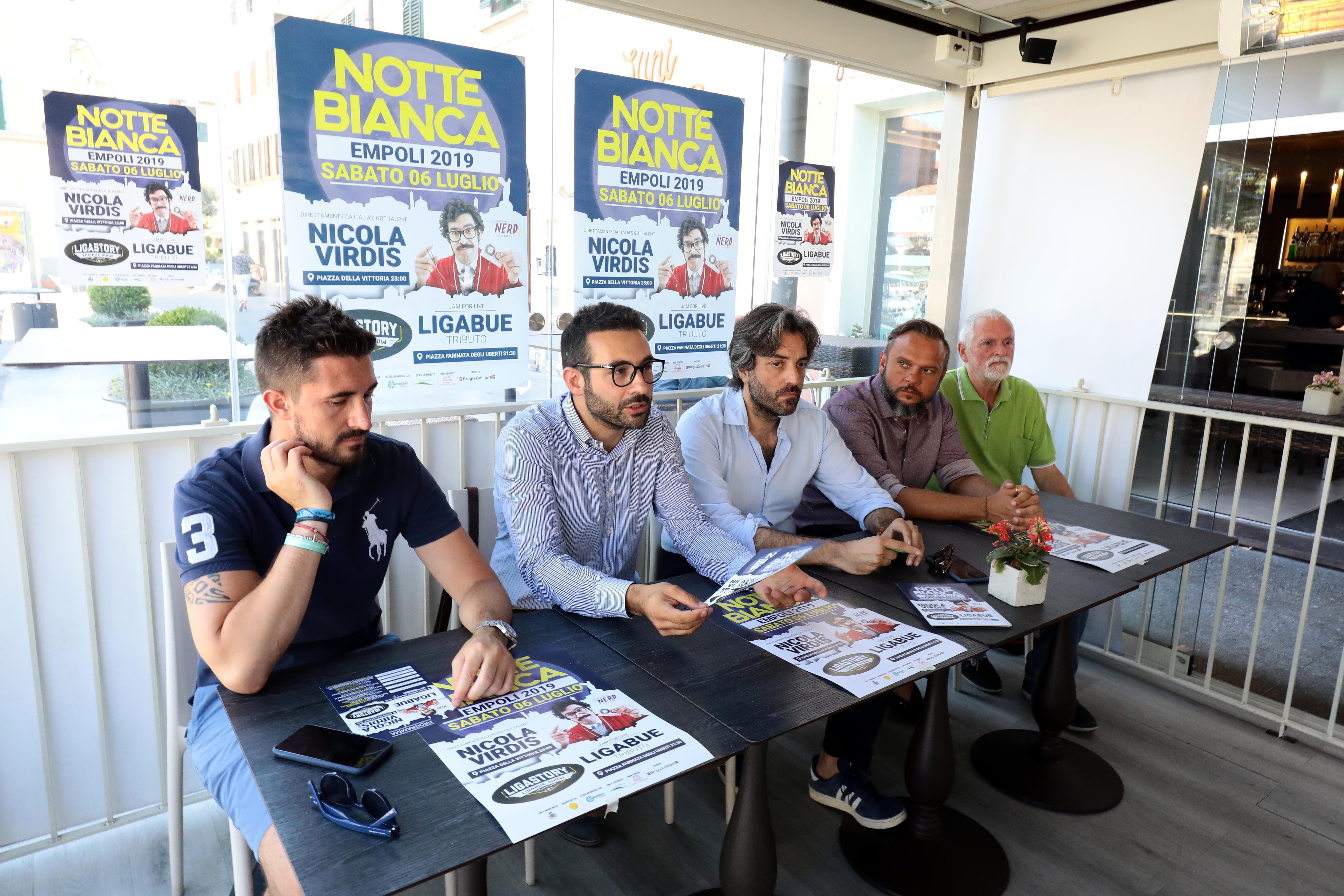 La presentazione della Notte Bianca in programma il 6 luglio a Empoli