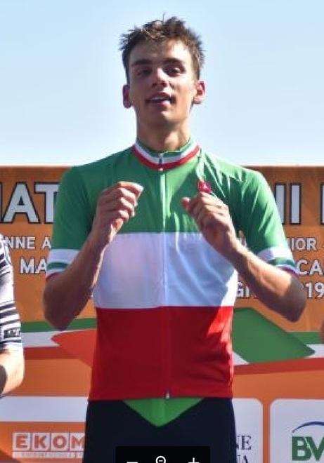 Matteo Sobrero vince il titolo italiano a cronometro degli Under 23 