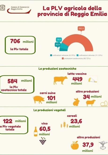 La produzione agricola vale 4 miliardi di euro Reggio prima in regione