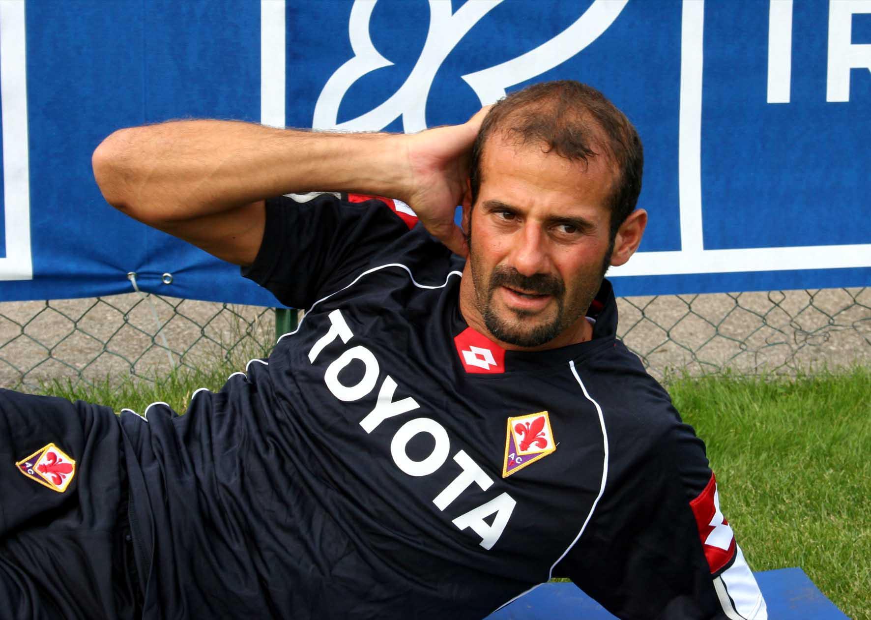 Giuseppe Pancaro qui con la maglia della Fiorentina