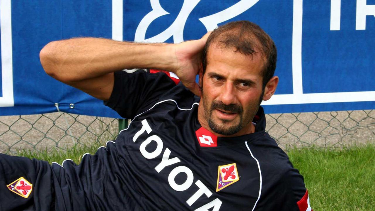 Giuseppe Pancaro qui con la maglia della Fiorentina