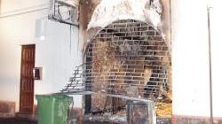 Pizzeria distrutta dalle fiamme nel centro di Carbonia