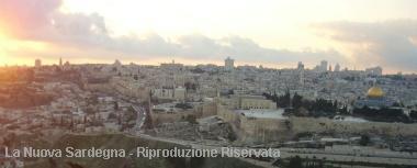 Una veduta panoramica di Gerusalemme Sotto, Khalil Al-Masadeh          