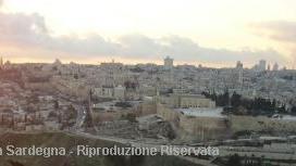 Una veduta panoramica di Gerusalemme Sotto, Khalil Al-Masadeh          