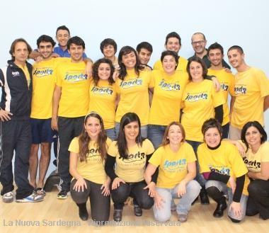 Foto di gruppo per gli istruttori della Sporter Sassari 