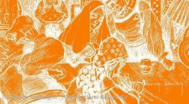 Un particolare della copertina di &laquo;Il gusto della letteratura in Sardegna&raquo;, viaggio tra gli usi e i luoghi del mangiare raccontati nei libri 