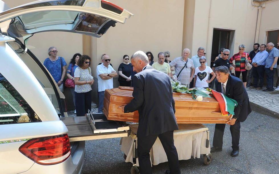 I funerali di Roberto Marini
