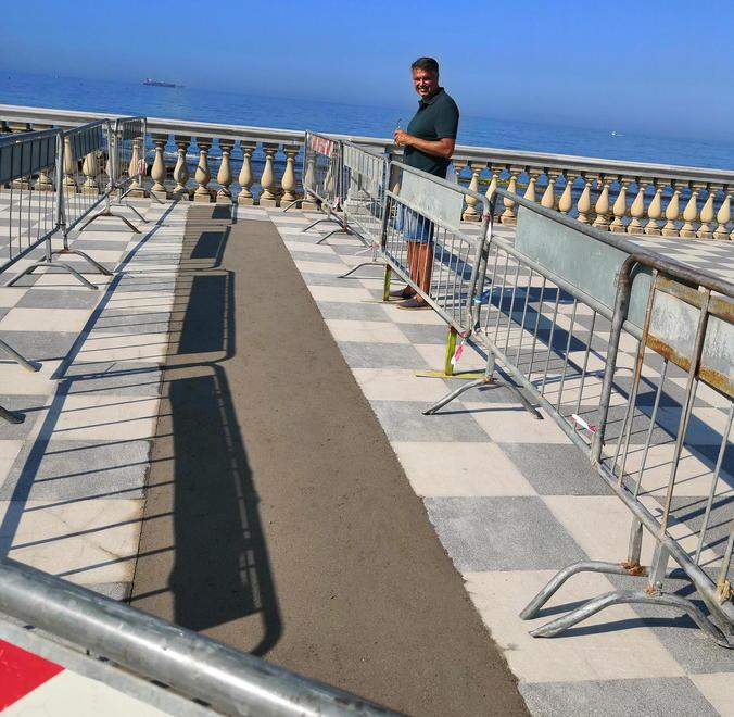  Terrazza Mascagni, il rattoppo è orribile 
