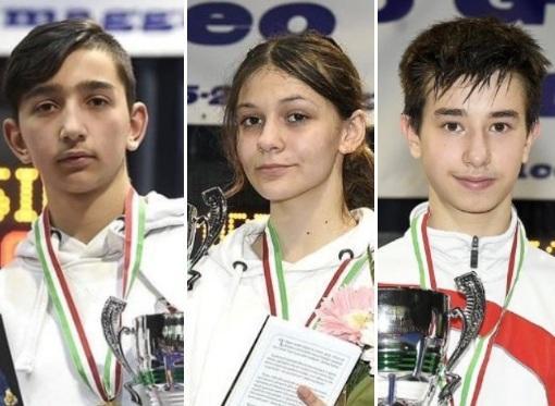 Pisascherma, tre podi ai nazionali di Riccione 