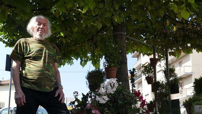 Alberto, il bio-edicolante che fa il giardiniere