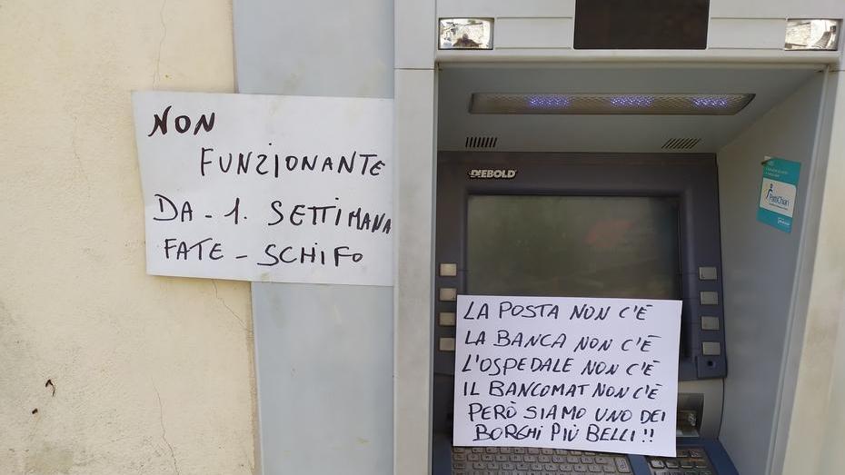 Bancomat guasto a Coreglia