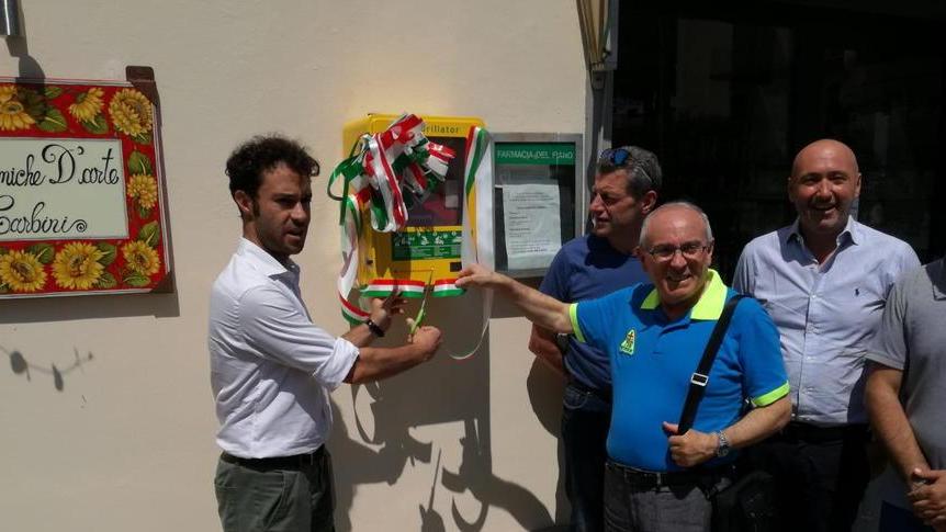 Inaugurato a Fiano un defibrillatore Ieri la cerimonia