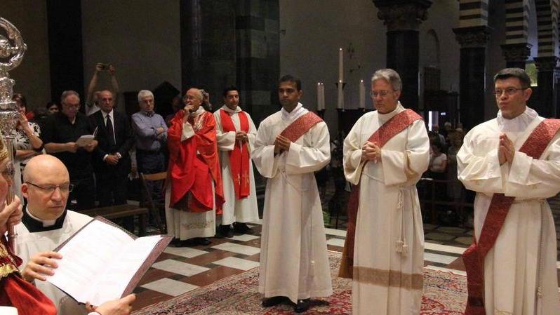 Il vescovo Agostinelli ha ordinato tre sacerdoti «Siate misericordiosi»