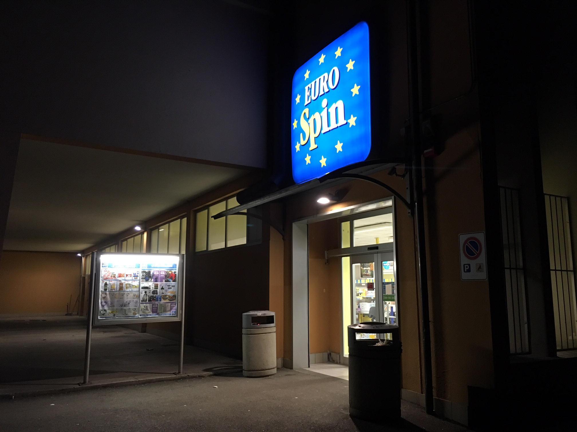 L'ingresso dell'Eurospin di Pieve a Nievole
