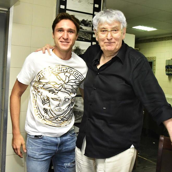Il talento viola Federico Chiesa in Capannina