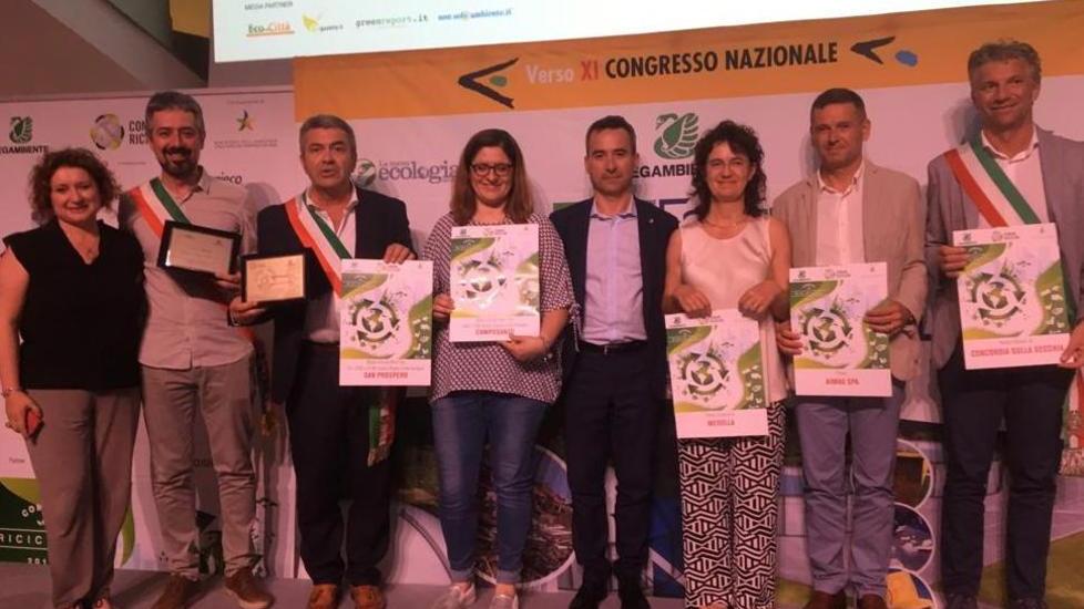 Raccolta dei rifiuti Legambiente premia tutto il bacino Aimag