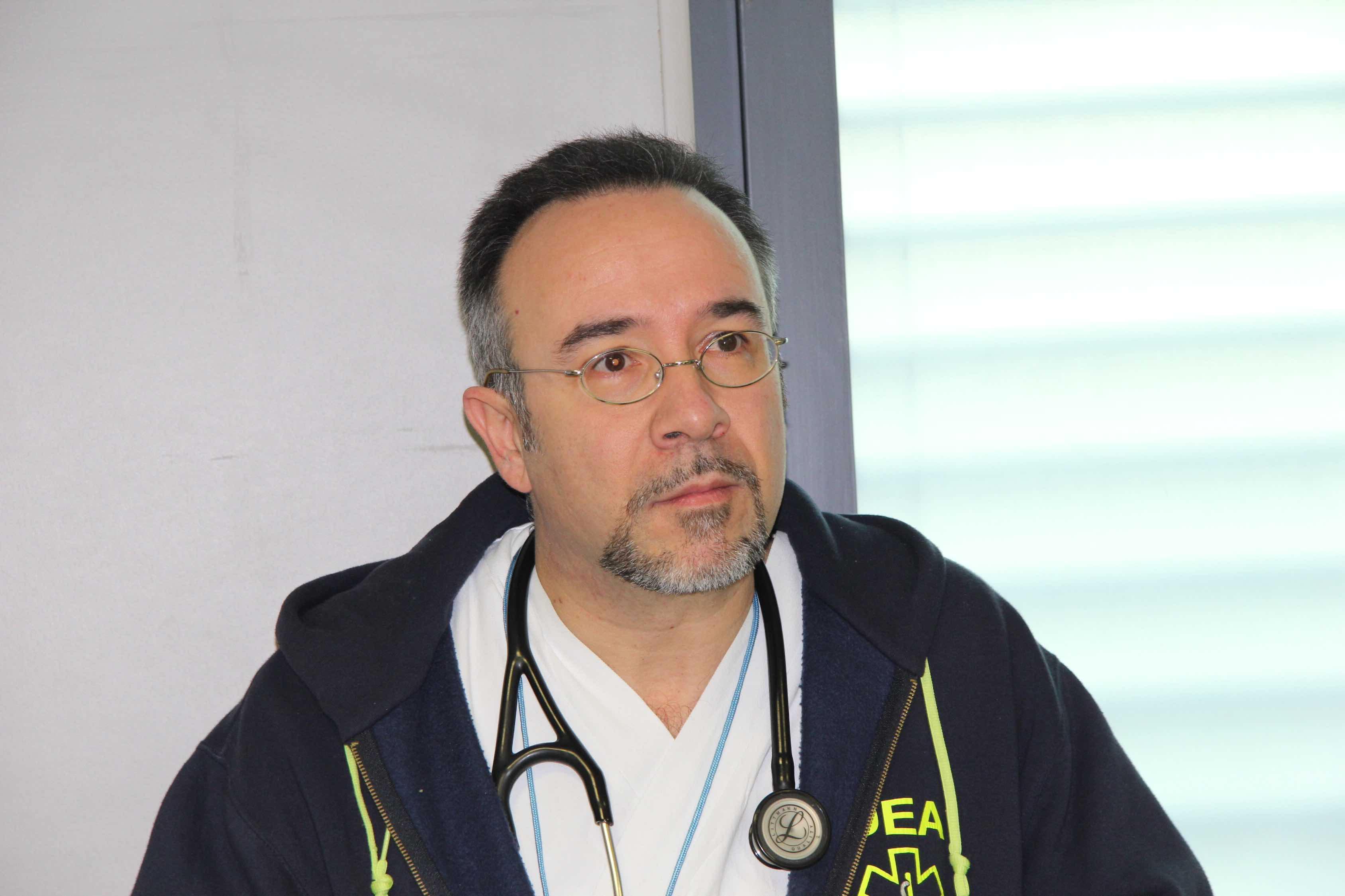 Il dottor Simone Magazzini responsabile del Pronto soccorso di Prato