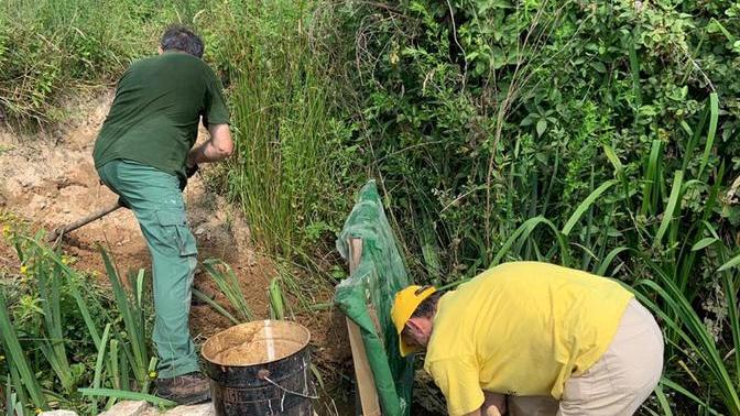 Volontari e migranti insieme per pulire le oasi del Padule