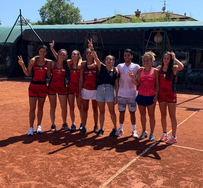 Le ragazze del Tennis Italia battono Milano e volano in A2 