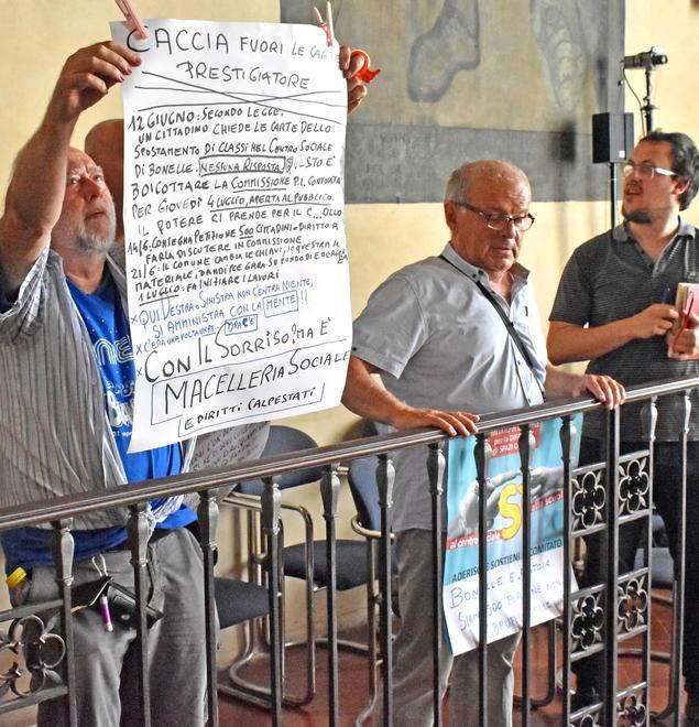 Il Comitato di Bonelle protesta in consiglio