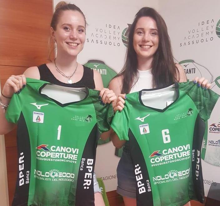 La Canovi Sassuolo abbraccia Tajana e Rebeka Fucka 