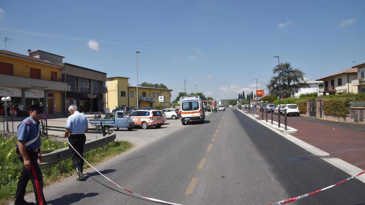Il teatro del tragico incidente (foto agenzia Carlo Sestini)