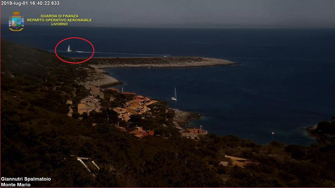 La barca a vela in area protetta