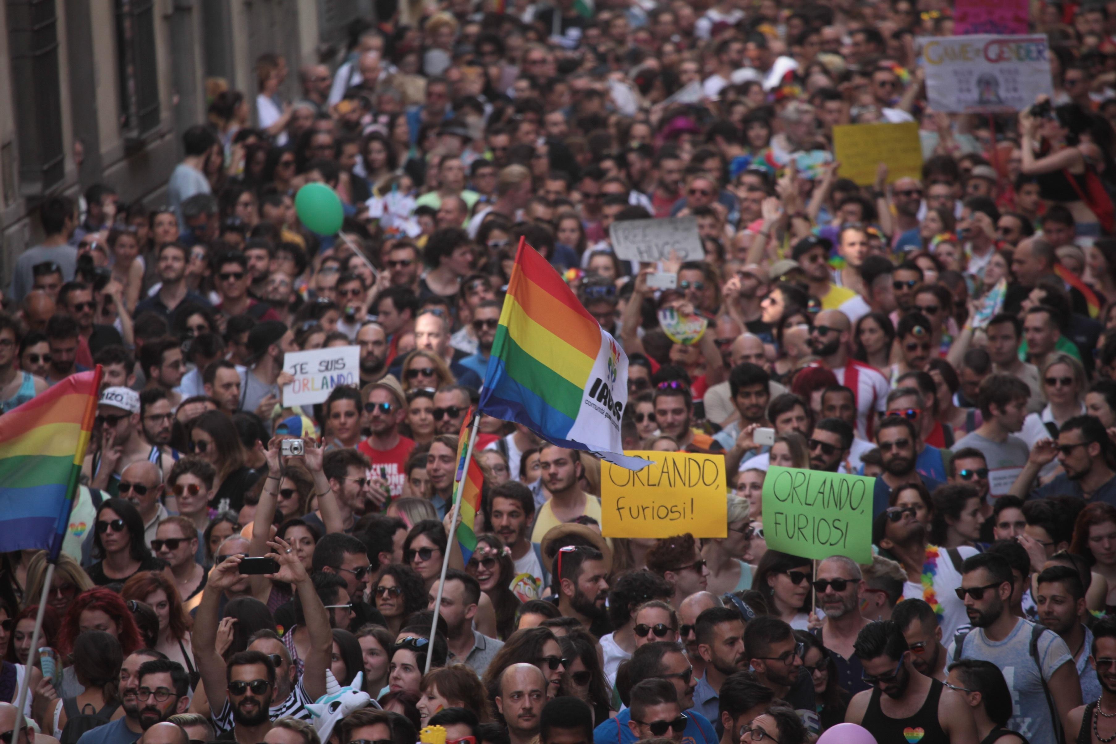 Una passata edizione del Toscana Pride