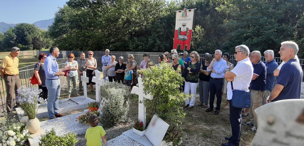 Cerimonia a Marlia in memoria di Luciana Baroni 