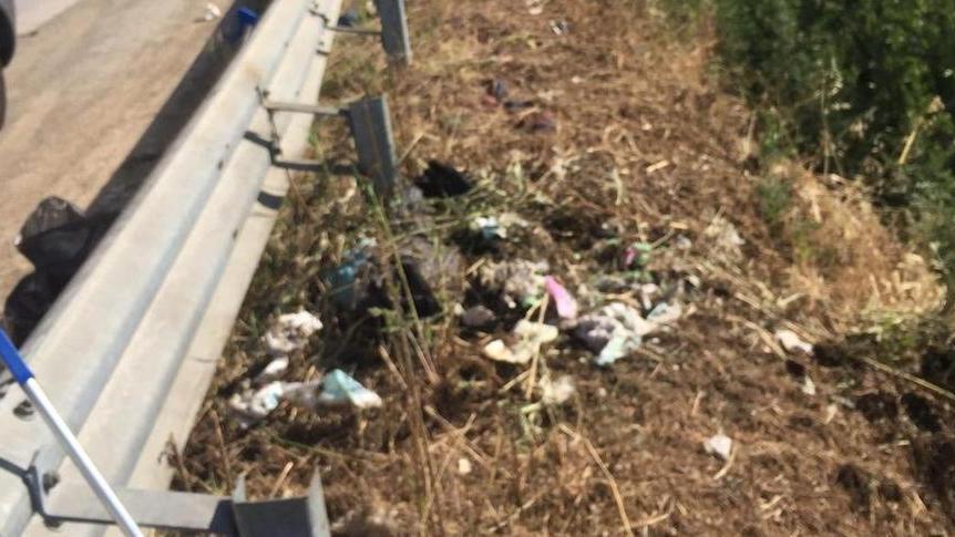 Oltre 400 chili di rifiuti raccolti ai bordi delle strade