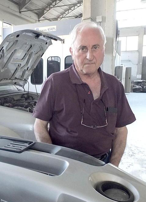Professione carrozziere da ben 54 anni Vuono è il miglior compagno di viaggio