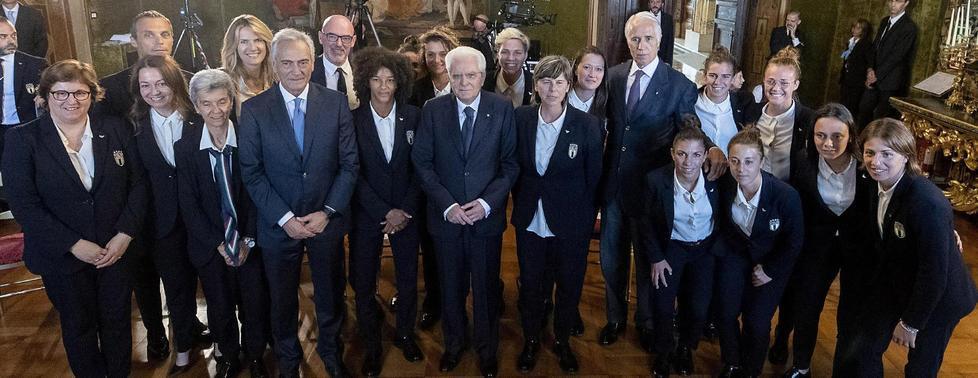 Italdonne al Quirinale Mattarella: «Avete vinto il Mondiale Ora basta disparità» 