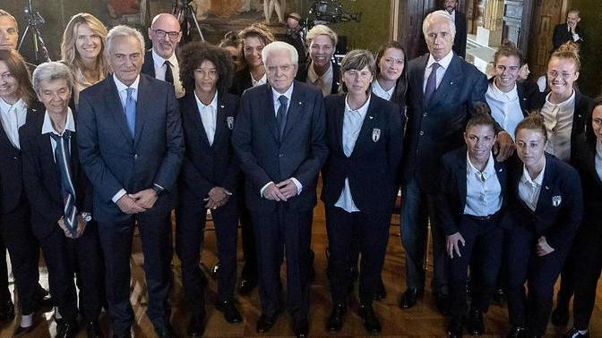 Italdonne al Quirinale Mattarella: «Avete vinto il Mondiale Ora basta disparità»