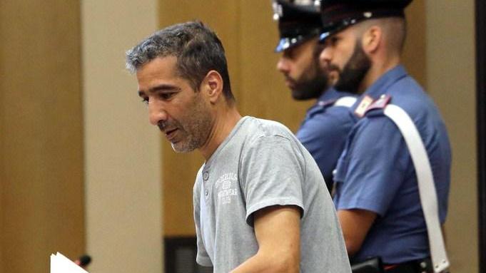 Il marocchino Mohammed El Janati durante una fase dell’udienza